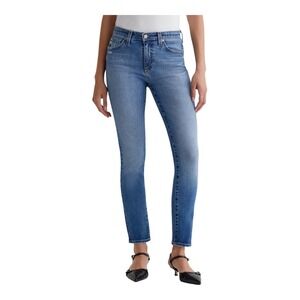 AG Adriano Goldschmied Women's Mari High Rise Straight Leg Jeans Size 31R Denim